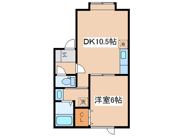 サンハウス花園の物件間取画像